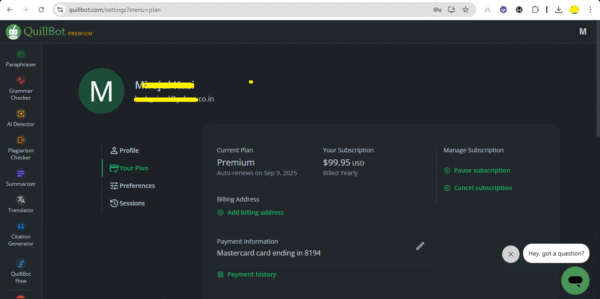 QuillBot Premium Bangladesh | অরিজিনাল একাউন্ট – বিকাশে পেমেন্টে কিনুন! - Image 9