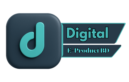 Digital E-Product BD new official logo with teal “d” icon and modern text design