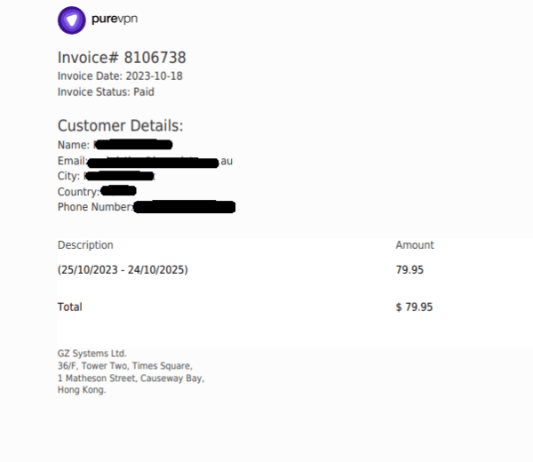 PureVPN Premium Subscription - Image 3